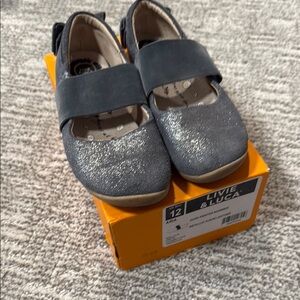 Livie & Luca Kids Glitter Shoes - Gray